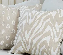 Pudebetræk x 2 - Sari (mellembeige)