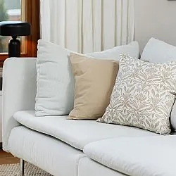 Pudebetræk x 2 - Viola (beige)