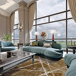 Wilton-tæppe - Lagos (brun)