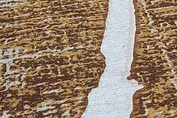 Rundt tæppe - Lagos (brun)