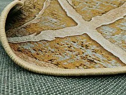 Rundt tæppe - Lagos (brun)