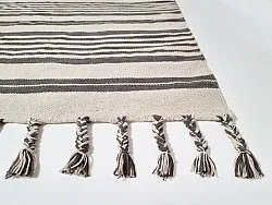 Bomuldstæppe - Lehi (grå)