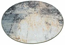 Rundt tæppe - Melazzo (grå/multi)
