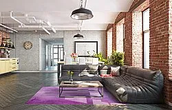 Wilton-tæppe - Guillos (lilla)