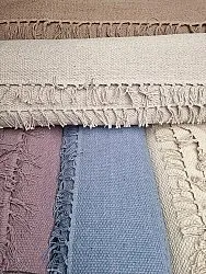 Bomuldstæppe - Lilje (brun)