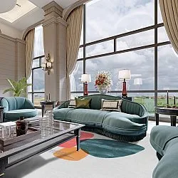 Wilton-tæppe - Menton (multi)