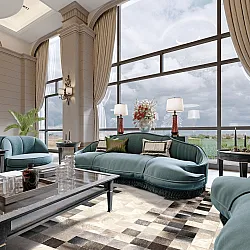 Wilton-tæppe - Livada (hvid/multi)