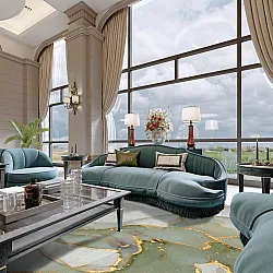 Wilton-tæppe - Livata (multi)