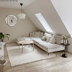 Uldtæppe - Bibury (cream)