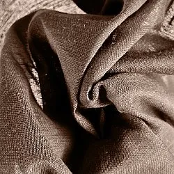 Gardiner 2-pak - Linnedmixgardin Lumira (mørkebrun)