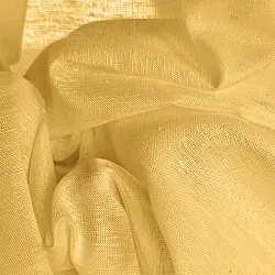 Gardiner 2-pak - Linnedmixgardin Lumira (okker)