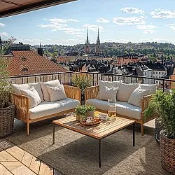 Tæpper til indendørs/udendørs brug - Caldwell (brun)