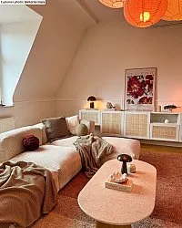 Ryatæpper - Mareto Natural Cotton Shaggy (brun)