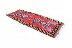 Marokkansk berber tæppe Boucherouite 315 x 120 cm