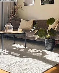 Uldtæppe - Otago (hvid)