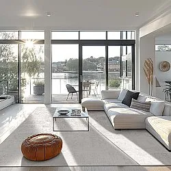 Wilton-tæppe - Abyar (grå)