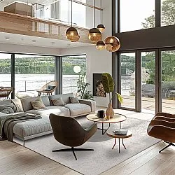 Wilton-tæppe - Abyar (grå)