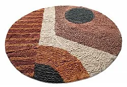 Runde tæpper - Alpe Natural Cotton Shaggy (multi)