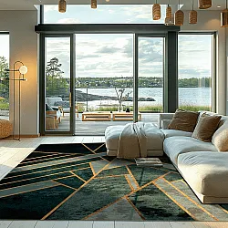 Wilton-tæppe - Amasra (grøn)