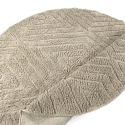 Runde tæpper - Amberley Natural Cotton Shaggy (beige)