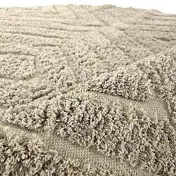 Runde tæpper - Amberley Natural Cotton Shaggy (beige)