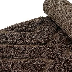 Ryatæpper - Amberley Natural Cotton Shaggy (brun)