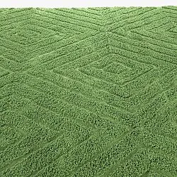 Ryatæpper - Amberley Natural Cotton Shaggy (grøn)