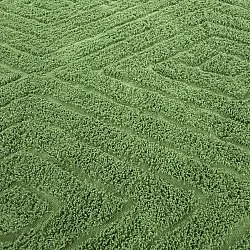 Ryatæpper - Amberley Natural Cotton Shaggy (grøn)