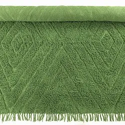 Ryatæpper - Amberley Natural Cotton Shaggy (grøn)