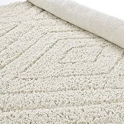 Ryatæpper - Amberley Natural Cotton Shaggy (off-white)