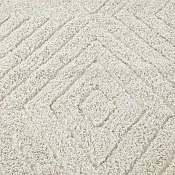 Ryatæpper - Amberley Natural Cotton Shaggy (off-white)