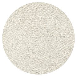 Runde tæpper - Amberley Natural Cotton Shaggy (off-white)