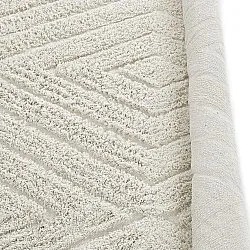 Runde tæpper - Amberley Natural Cotton Shaggy (off-white)