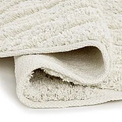 Runde tæpper - Amberley Natural Cotton Shaggy (off-white)