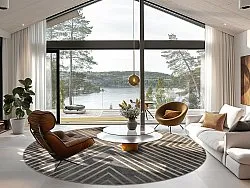 Rundt tæppe - Amorgos (cloud)