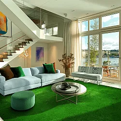 Wilton-tæppe - Anzio (grøn)