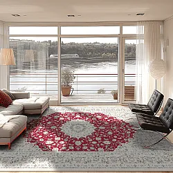 Wilton-tæppe - Arabella (rød)