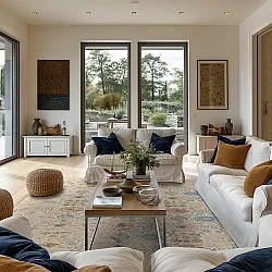 Wilton-tæppe - Autoire (beige)