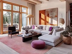 Wilton-tæppe - Baden (lyserød)