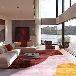 Wilton-tæppe - Barcelona (lilla)