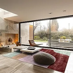 Wilton-tæppe - Barcelona (lyserød)