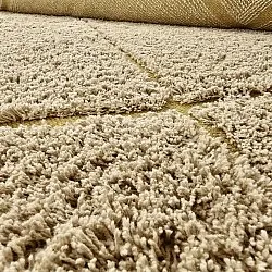 Runde tæpper - Bellevue Natural Cotton Shaggy (beige/brun)