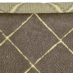 Ryatæpper - Bellevue Natural Cotton Shaggy (brun/gul)