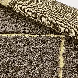 Ryatæpper - Bellevue Natural Cotton Shaggy (brun/gul)