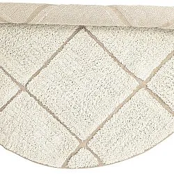 Runde tæpper - Bellevue Natural Cotton Shaggy (off white/beige)