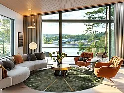 Rundt tæppe - Bellizzi (grøn)