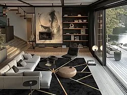 Wilton-tæppe - Bellizzi (sort)