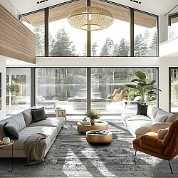 Wilton-tæppe - Ben Arous (grå)