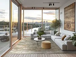 Wilton-tæppe - Ben Arous (grøn)