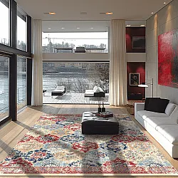 Wilton-tæppe - Bohemia (rød/multi)